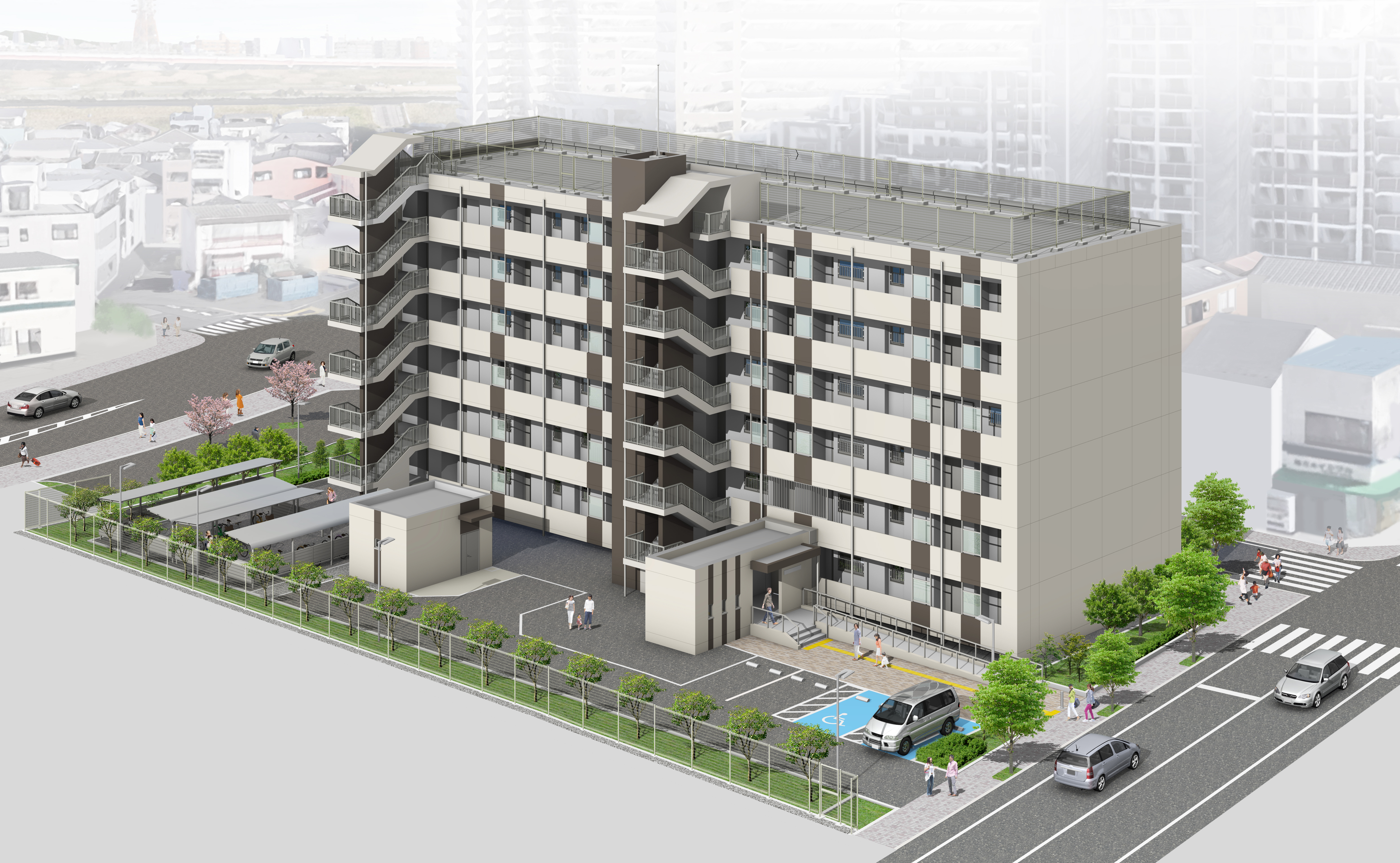 （仮称）区営新田三丁目アパート(改築)